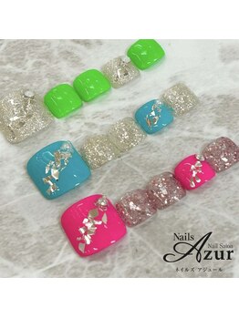 ネイルズアジュール アピタ新潟西店(Nailz Azur)/フット　定額デザインBコース