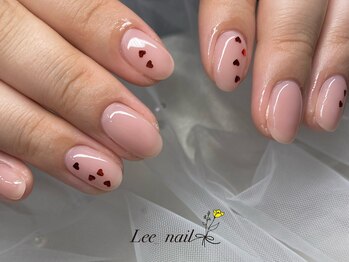 リーネイル(Lee_nail)/ハートホロネイル♪