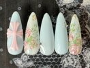 クロス花柄ビジュー10480yen