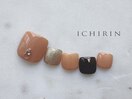 シンプルフットネイル 