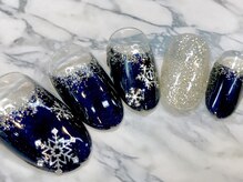 ビービーネイル(BB)/雪の結晶ネイル