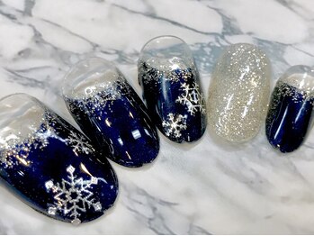ビービーネイル(BB)/雪の結晶ネイル