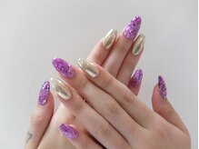 ネイルサロンミキ 横浜(MIKI)/スカルプ【ミラー・ユニコーン】