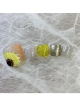 プラスチッタ(hair make salon plus citta')/ひまわりフットネイル