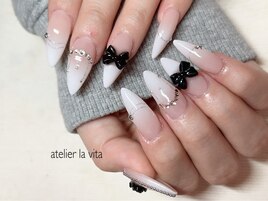 スカルプ　リボン