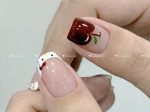 トゥデイネイル(Today.Nail)/りんごネイル/アートネイル