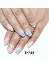 ネイルアンドまつげエクステ専門サロン スリー(THREE)/初回アートしっかりコース￥8100