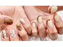 ネイル シスター(nail sister)/ブラウンニュアンスネイル