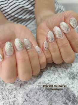 プライベート ネイルサロン マーマ(murmur)/フラワーネイル