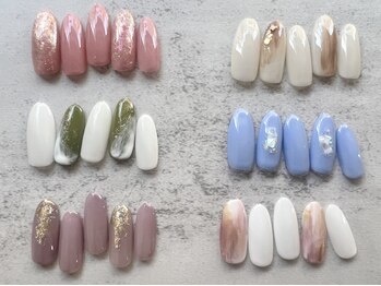 エイル ビューティ ベル(EIL beauty Belle)の写真/【今月のキャンペーンNail¥4700】春カラー☆"EIL"でおしゃれな指先に♪視線を奪うこだわりNailで気分もUP！