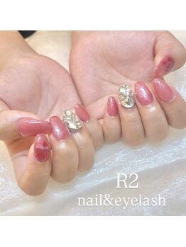 アイラッシュサロンアールツー(eyelash salon R2)/マグネット　ハートネイル　