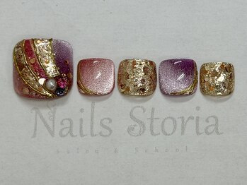 ネイルズ ストーリア(Nails Storia Salon&School)/9500円/定額フットアートA