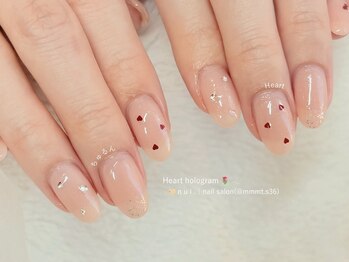 n u i. | nail salon 下北沢【パラジェル・フィルイン・持ち込み・長さだし】/