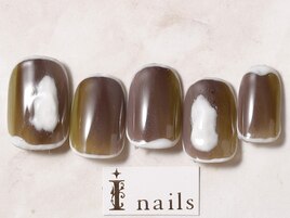 ぽこもやネイル￥6500