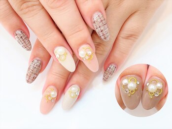 ネイルコレクション ベビーピンク(Baby Pink)/ジェルアート放題★ツイード