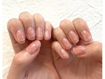 エムスラッシュ ネイル 新百合ヶ丘店(M.SLASH)/ミラーフレンチネイル