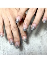 リノネイル(Lino Nail)/ラメグラデーション(クリア)
