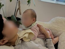 赤ちゃん同伴も可能です！事前にご連絡ください♪