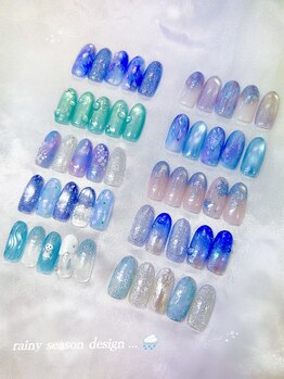 梅雨デザイン♪