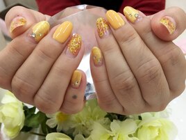 フラワーネイル★イエロー