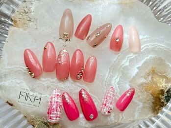 フィーカ(FIKA)/愛されピンクネイル♪