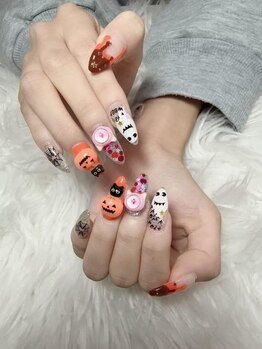 ハロウィンネイル
