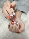 ハロウィンネイル