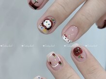 トゥデイネイル(Today.Nail)/可愛いネイル/りんごネイル