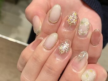 ネイルズ ララ(nails Lala)/お花アート。