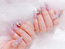 ワンホンネイル 新宿(Rumi Nail)/チップ長さだし/パーツ/付け放題