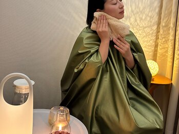 アウン 松本店(aUN)の写真/冷えやすく痩せにくい冬こそ整えどき。よもぎの力で深部まで温め、血流促進・代謝アップへ導きます。