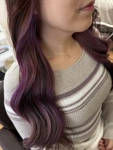 エイチアンドコー(H&Co.)/パープルヘア♪