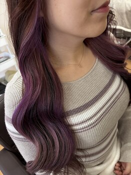 エイチアンドコー(H&Co.)/パープルヘア♪