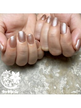 サロンモワ(salon mowa)/☆パールベージュネイル☆