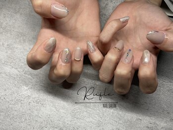 ルフレ(Rufle)/大理石ネイル