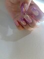 ディーネイル(DEE nail gifu) オーロラ×ピンク