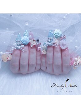 フラッシーネイルズ(Flashy Nails)/yui担当長さ出しパーツ付け放題