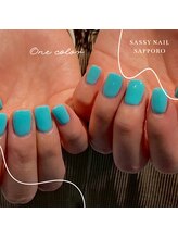 サッシーラッシュ(SASSY LASH)/one color ネイル♪