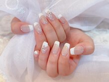 ネイルサロン デコール(NAIL SALON Decor)/フレンチハートくり抜きネイル