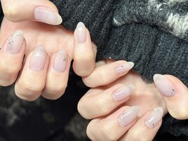 キラキラぷるマグオフィスネイル