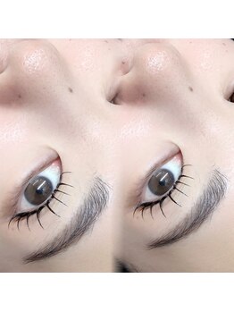 ナンバー 竪町(number+)/フラットラッシュ120本+パーマ