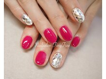 タイニーツリー(Tiny Tree)/キラキラホログラム春ネイル♪