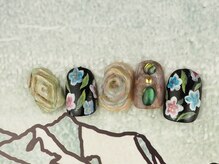 ゆびノさき/お花アート＋」ニュアンス