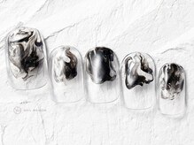 ネイルメゾン 渋谷店(NAIL MAISON)/メンズもやもやニュアンス¥5800