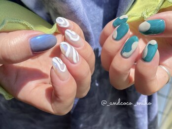 アンドココ 下北沢店(And & coco.)/夏ネイル