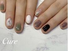 ネイル アンド まつげエクステサロン キュア(Cure)/大理石風ネイル