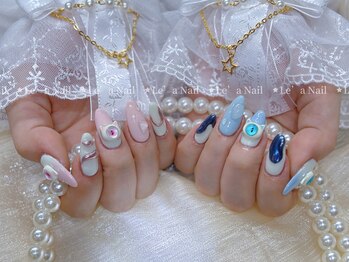 レアネイル 渋谷店(Le’a nail)/ミラーアートネイル