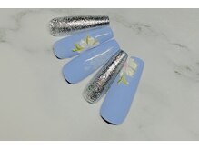 ヘブン ネイル 鶯谷(HEAVEN Nail)/ブルーフラワー