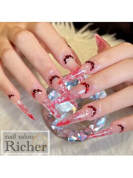 エスフィーネイルサロン リシェル(Esfy nailsalon Richer)/デザスカ クラッシュネイル