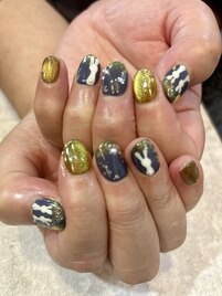 お月見ネイル